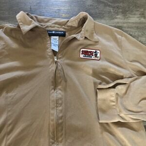 Vintage Walt Disney World Womens XL Suede Leather Parks‎ Lite Jacket Sag Harbor